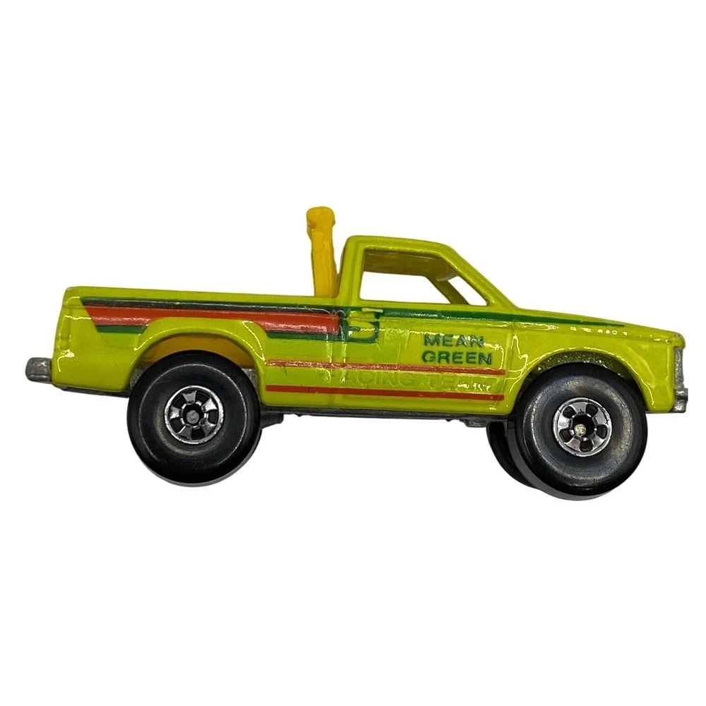 Vintage Hot Wheels Mean Green Racing Team Pickup Truck 1982‎ Mattel Malaysia 5